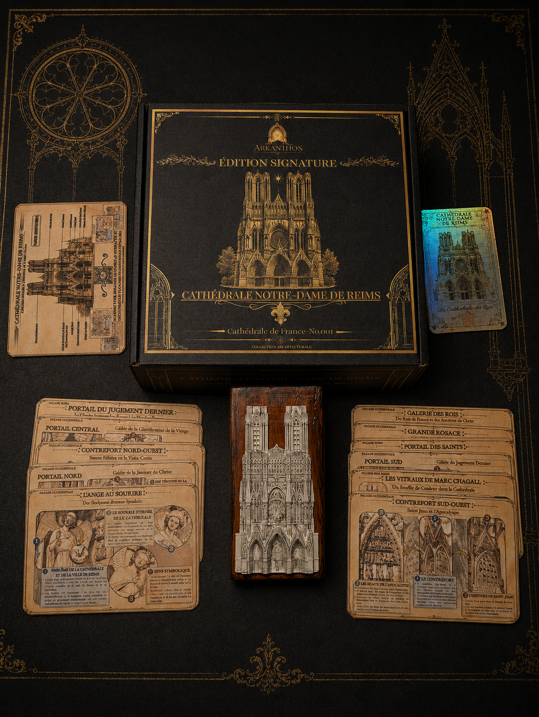 Édition Signature- Cathédrale de France-No.001 : Notre-Dame de Reims ARKANTHOS