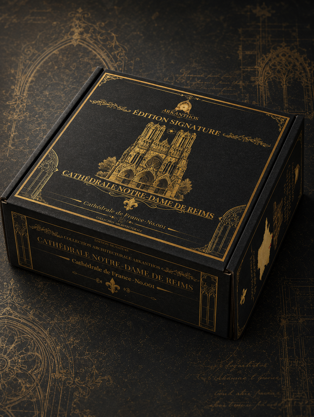 Édition Signature- Cathédrale de France-No.001 : Notre-Dame de Reims ARKANTHOS