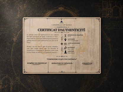 Édition Signature- Cathédrale de France-No.001 : Notre-Dame de Reims