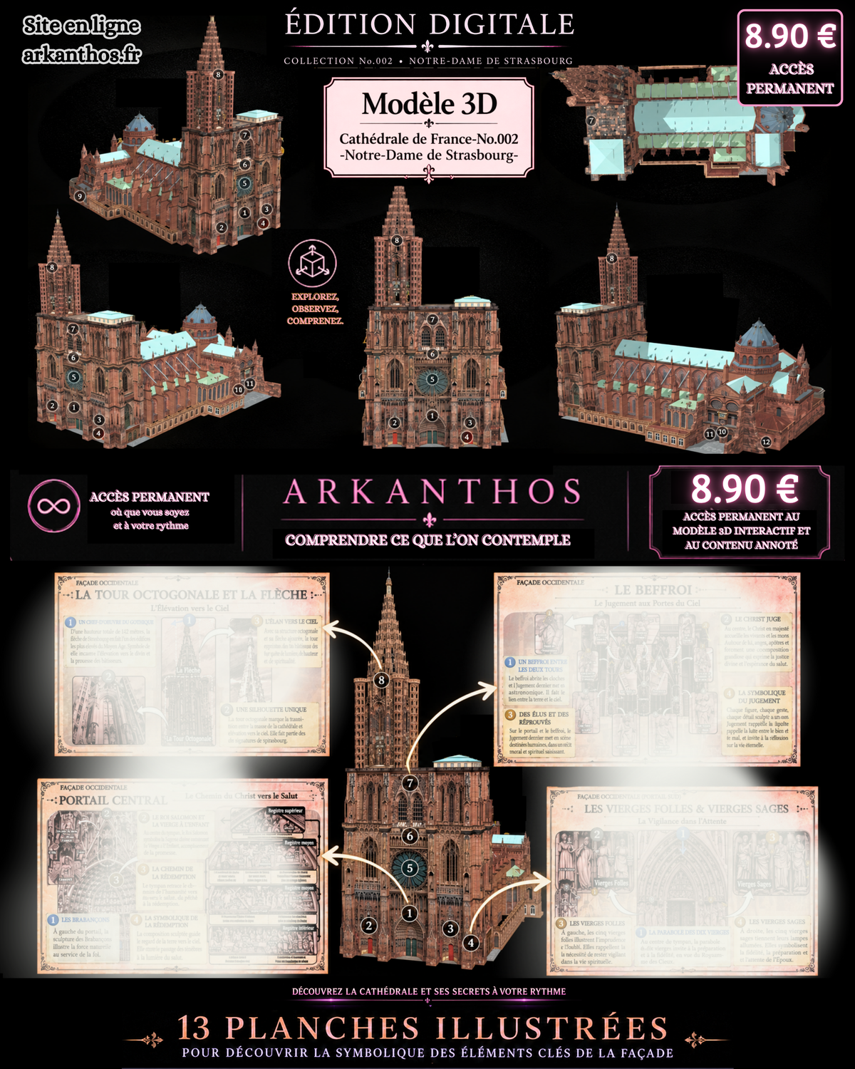 Édition Digitale-Cathédrale de France-No.002 : Notre-Dame de Strasbourg