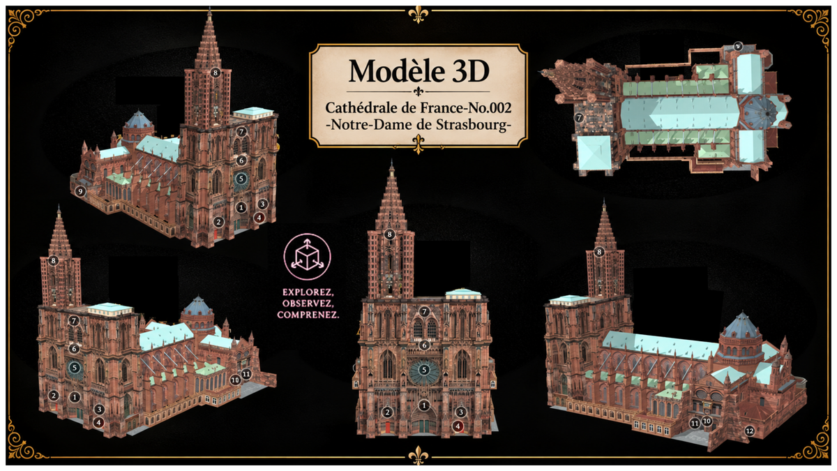 Édition Digitale-Cathédrale de France-No.002 : Notre-Dame de Strasbourg
