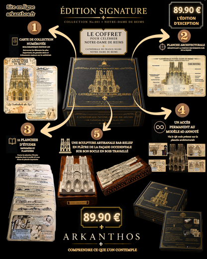 Édition Signature- Cathédrale de France-No.001 : Notre-Dame de Reims