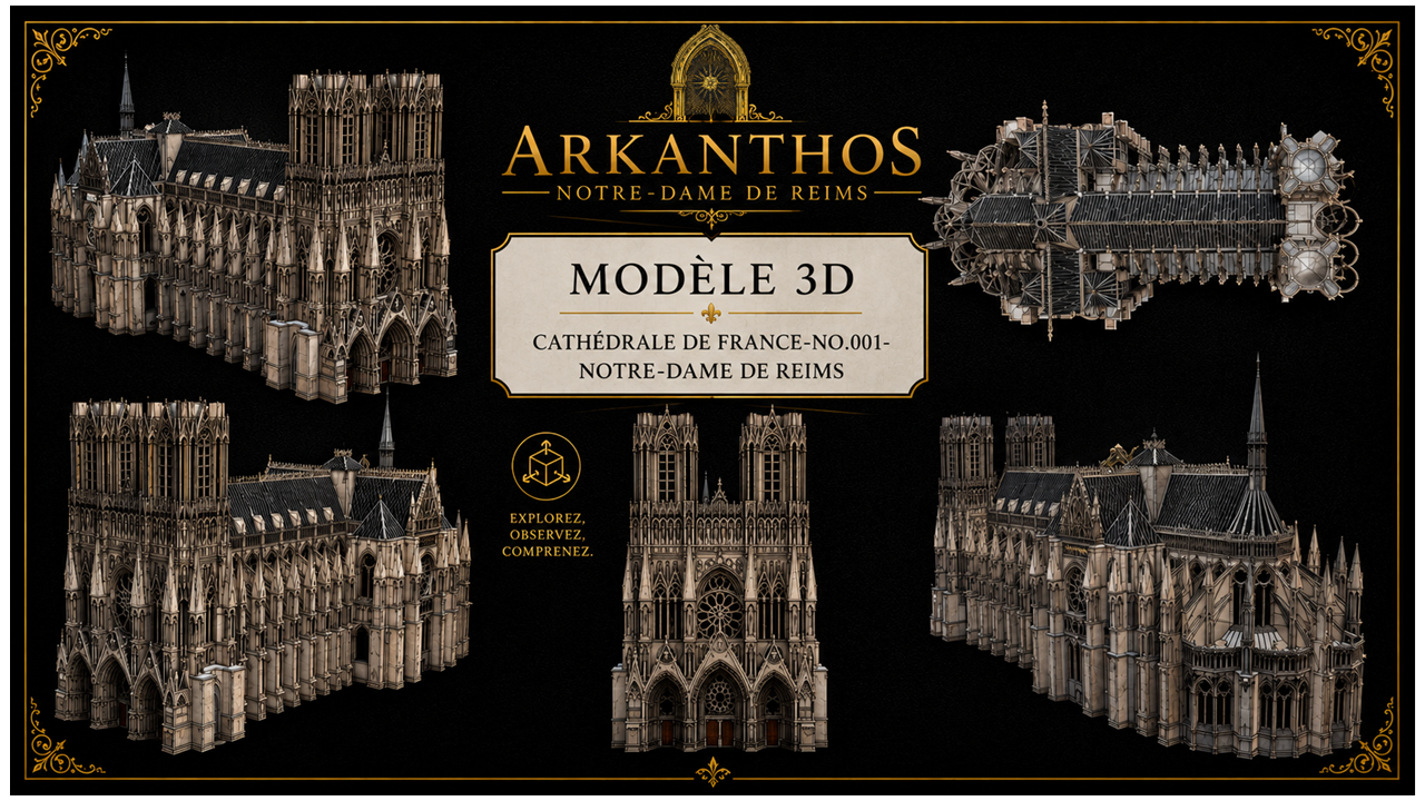 Édition Signature- Cathédrale de France-No.001 : Notre-Dame de Reims